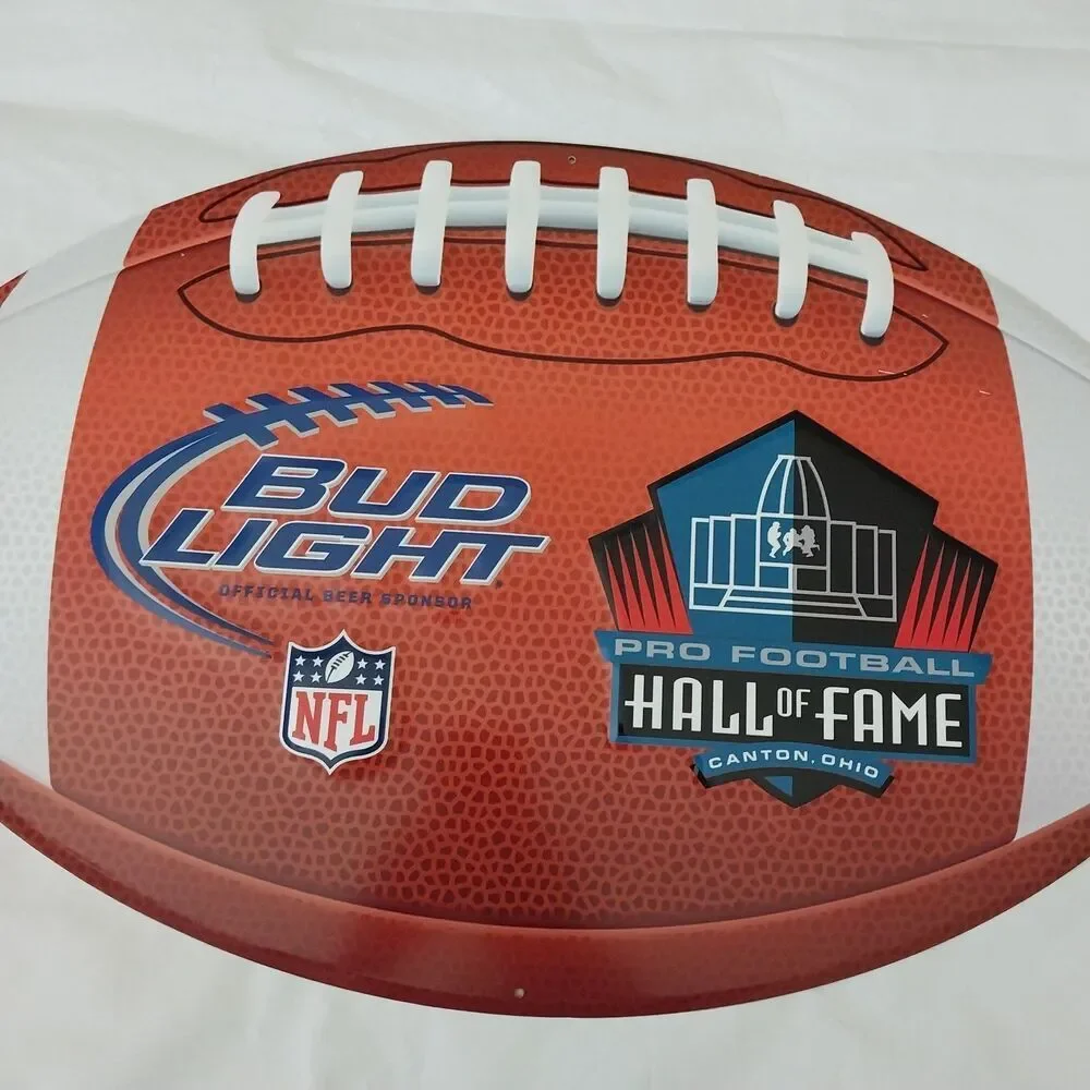 Bud Light Steel Sign Official Sponsor Hall Of Fame Canton Ohio 15